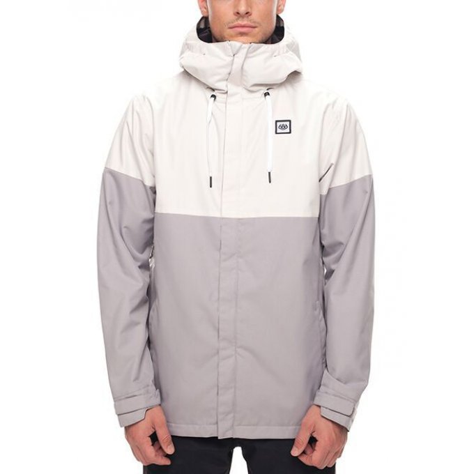 Veste de snowboard 686 Foundation White Colorblock