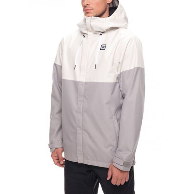 Veste de snowboard 686 Foundation White Colorblock