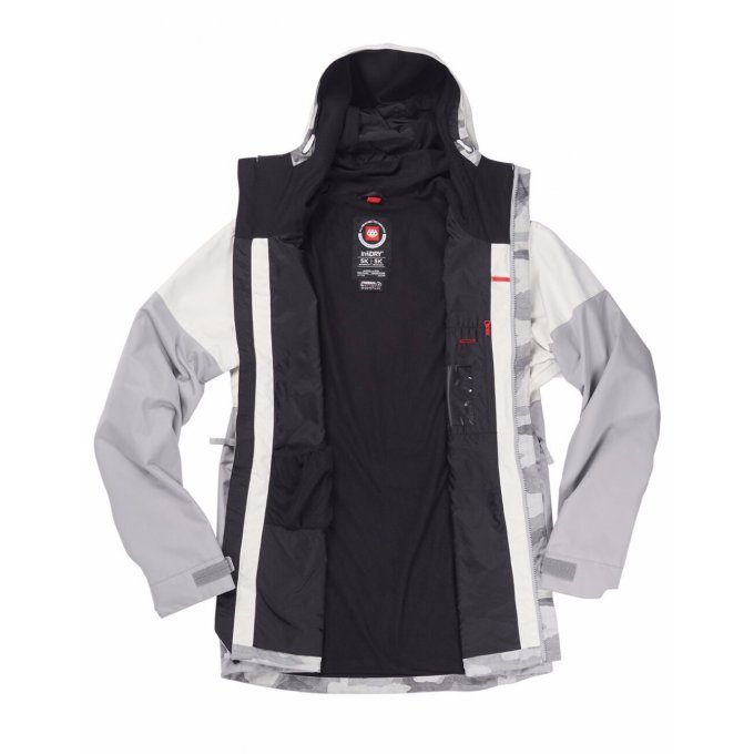 Veste de snowboard 686 Foundation White Colorblock