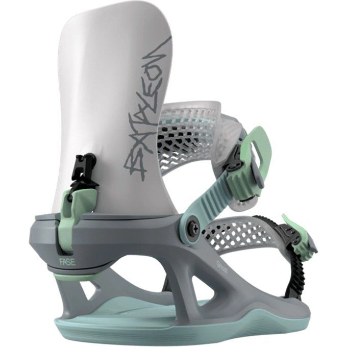 Fixations de snowboard Femme à entrée rapide Bataleon Ghost FASE Gray Pistachio