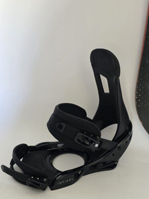 Pack Snowboard Occasion Burton Ripcord 158W + Fixations Burton Infidel L 