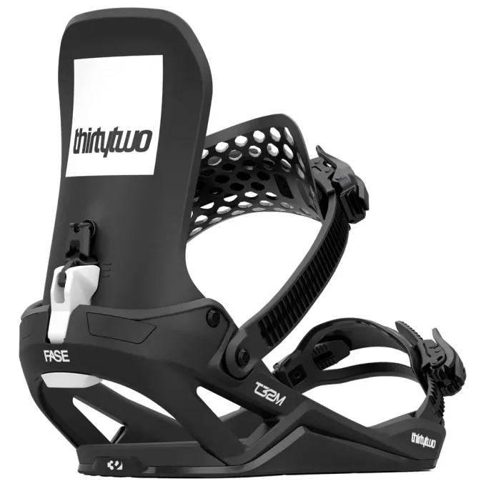 Fixations de snowboard à entrée rapide Thirty Two T32M FASE Black
