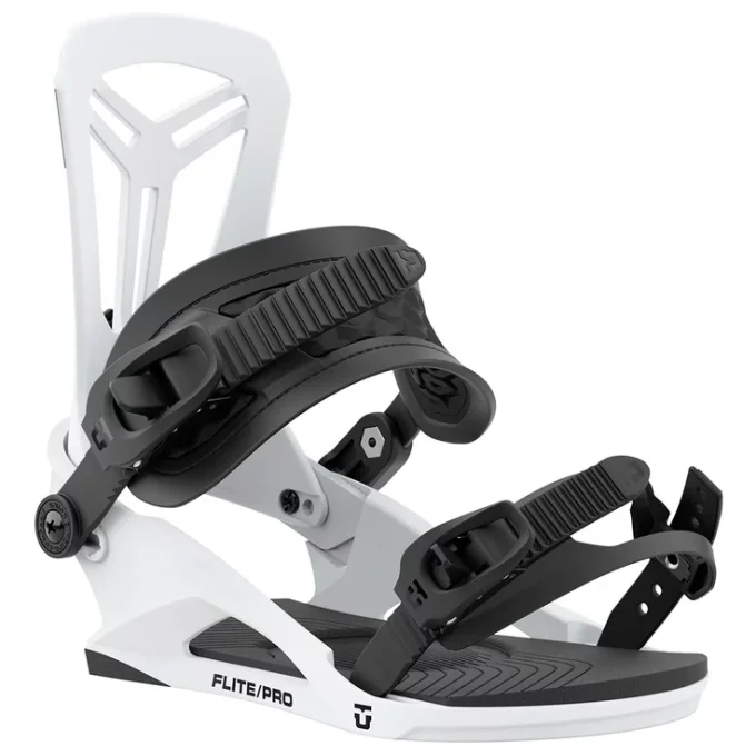 Fixations de snowboard Union Flite Pro White 2025