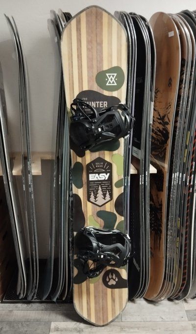 Pack Snowboard Occasion Easy Hunter 2022 158W + Fixations rapides Raven FTM450 L