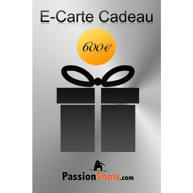 E-Carte cadeau PassionSnow 600€