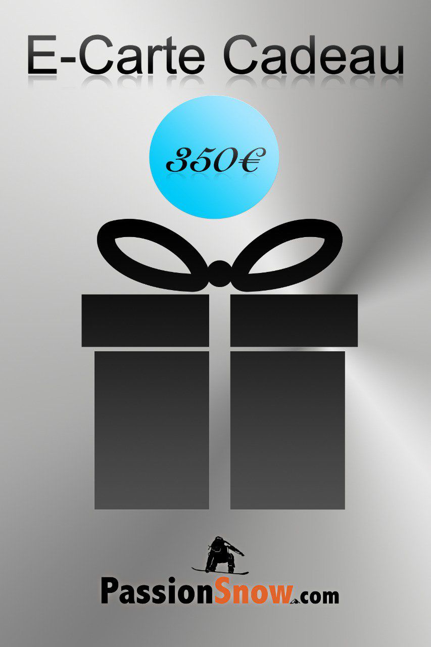 E-Carte cadeau PassionSnow 350€