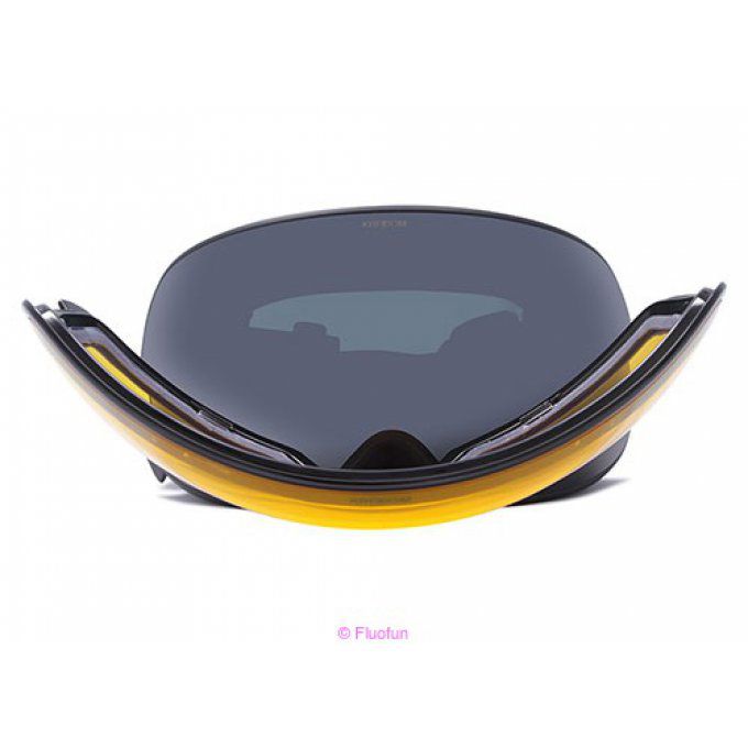 Masque de snowboard magnetique Kreedom Rover Blue Chrome