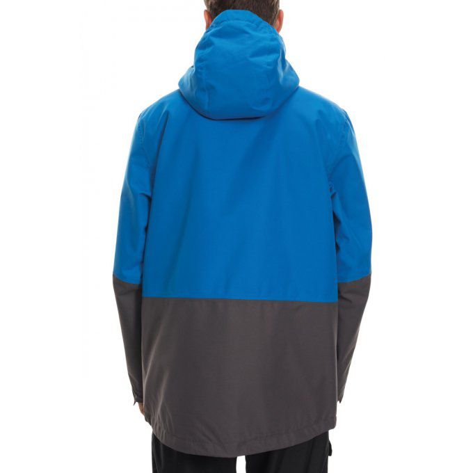 Veste de snowboard 686 Smarty Strata-Blue Colorblock